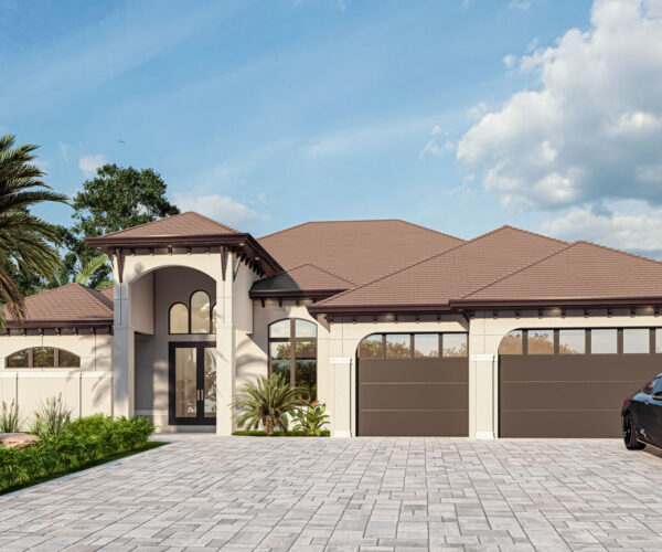 Altea Exterior House Model In Cape Coral, FL | Pascal Construction Inc.