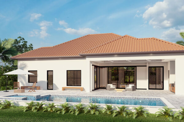Altea Exterior House Model In Cape Coral, FL | Pascal Construction Inc.