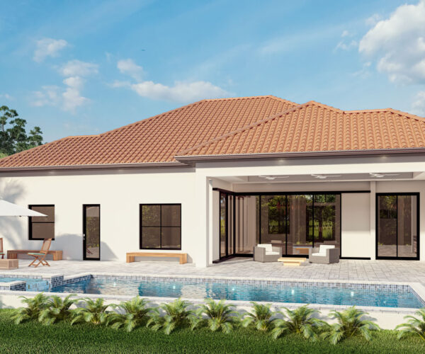 Altea Exterior House Model In Cape Coral, FL | Pascal Construction Inc.