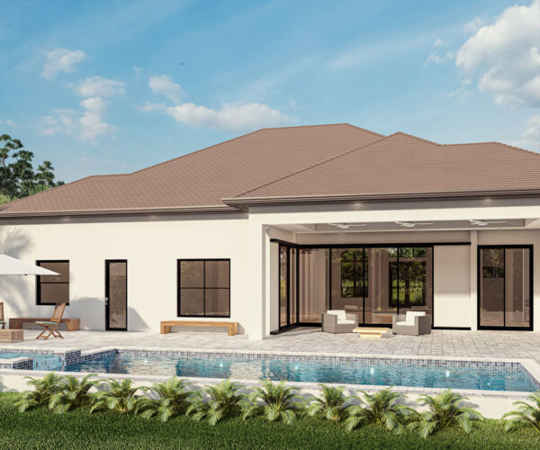 Altea Exterior House Model In Cape Coral, FL | Pascal Construction Inc.