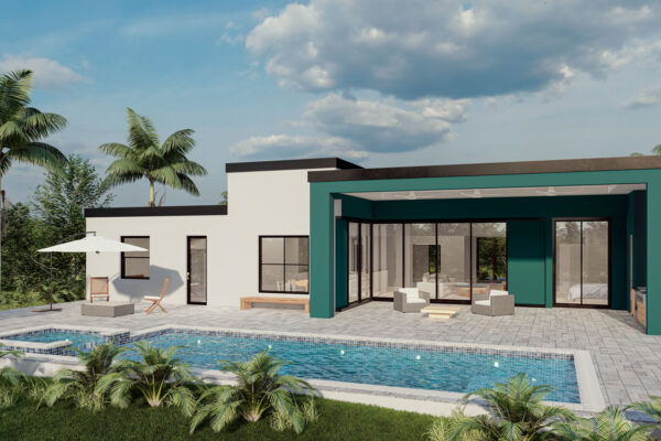 Altea Exterior House Model In Cape Coral, FL | Pascal Construction Inc.