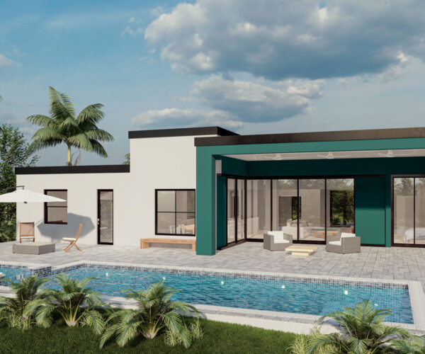 Altea Exterior House Model In Cape Coral, FL | Pascal Construction Inc.