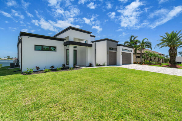 Home Building Design with Landscape: Construction Services In Cape Coral, FL | Pascal Construction Inc.