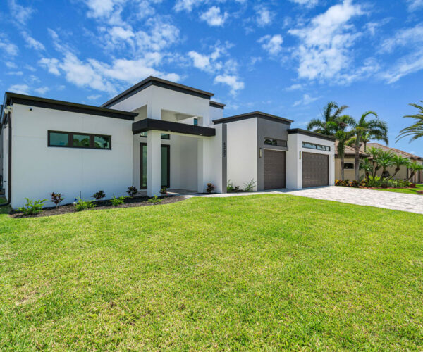 Home Building Design with Landscape: Construction Services In Cape Coral, FL | Pascal Construction Inc.