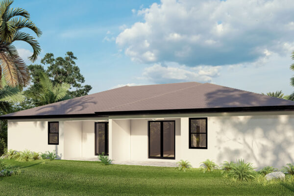 Denia Exterior House Model: Home Building In Cape Coral, FL | Pascal Construction Inc.