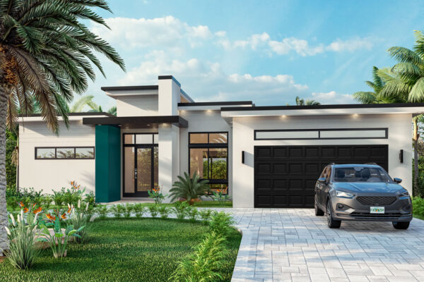 Kai House Model with Parking: Construction Services In Cape Coral, FL | Pascal Construction Inc.