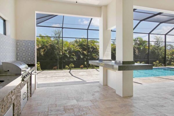 Pool and kitchen: Home Construction Services In Cape Coral, FL | Pascal Construction Inc.