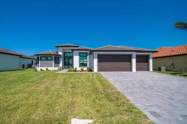 Home Building Design with Landscape: Construction Services In Cape Coral, FL | Pascal Construction Inc.